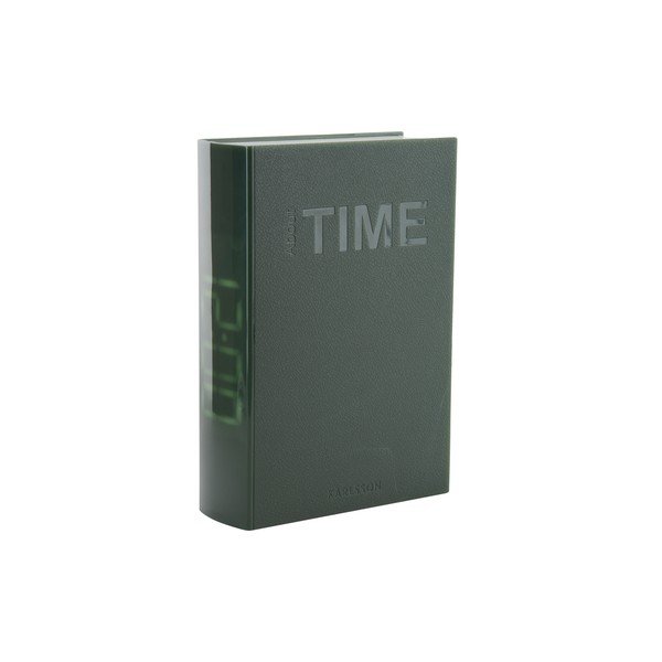 Ceas cu alarmă și LED Karlsson Book, verde-image-3
