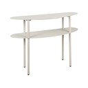 Masă consolă gri din metal 28x90 cm Riqueza – Leitmotiv