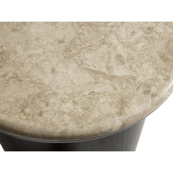 Măsuță auxiliară rotundă cu blat din marmură ø 45 cm Piazze – Unique Furniture-image-2