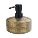 Dozator ceramică pictat manual pentru săpun Wenko Rivara, 400 ml, auriu