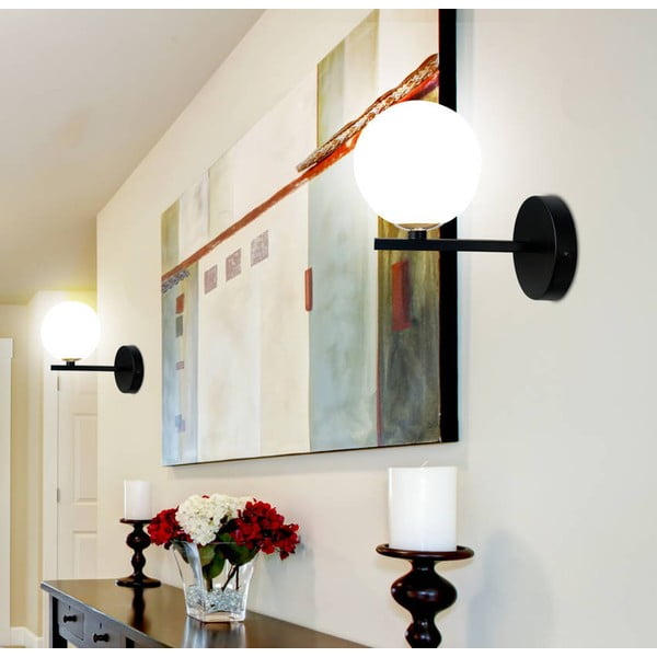 Aplică de perete neagră Kama – Candellux Lighting-image-1