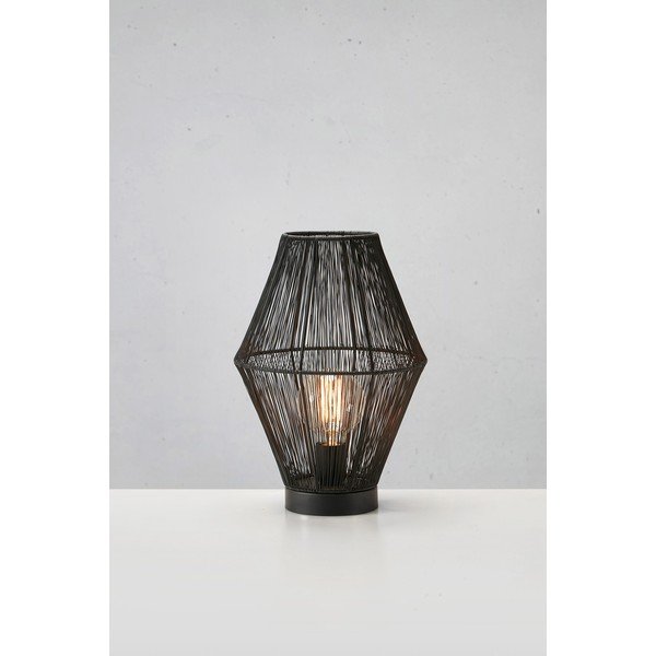 Veioză neagră cu abajur din metal (înălțime 38 cm) Casa – Markslöjd-image-1