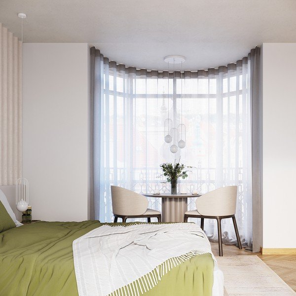 Lustră albă cu abajur din sticlă Belinda – Sollux-image-4