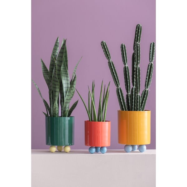 Ghiveci decorativ din metal ø 18 cm Double Funky – PT LIVING-image-1