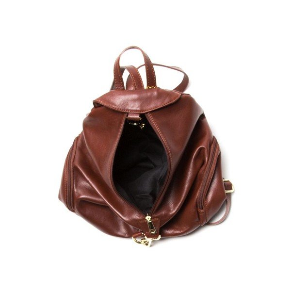 Rucsac din piele Isabella Rhea Marrone-image-1