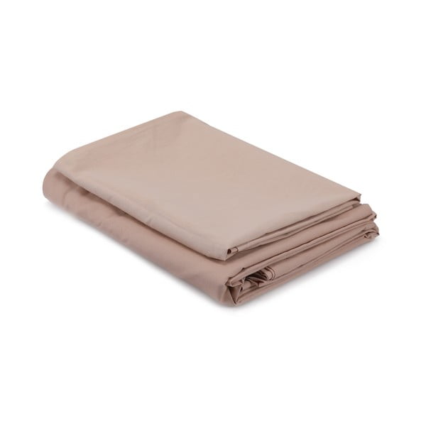 Lenjerie de pat bej din bumbac pentru pat de o persoană 140x200 cm – Mijolnir-image-2