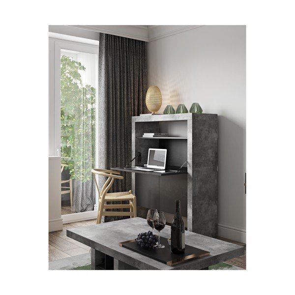 Birou în decor de beton TemaHome Detroit, 137 x 109 cm-image-1