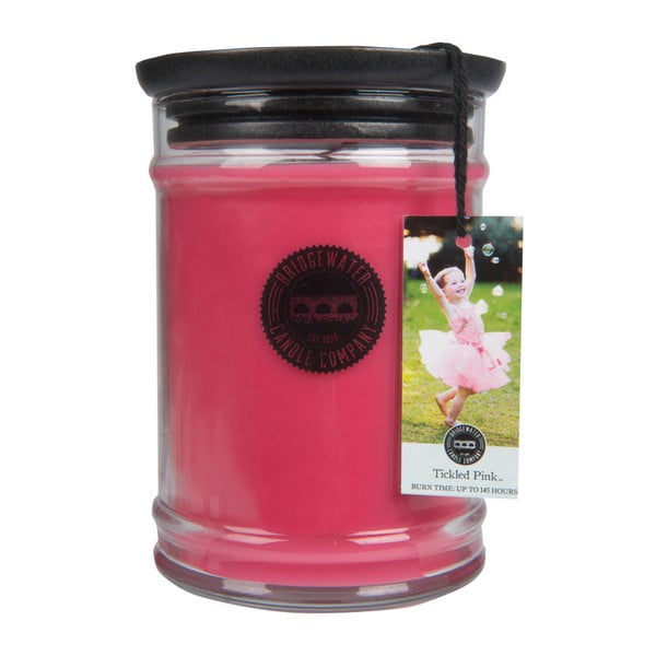 Lumânare parfumată în recipient din sticlă Bridgewater Candle Company Tickled Pink, 140 - 160 ore