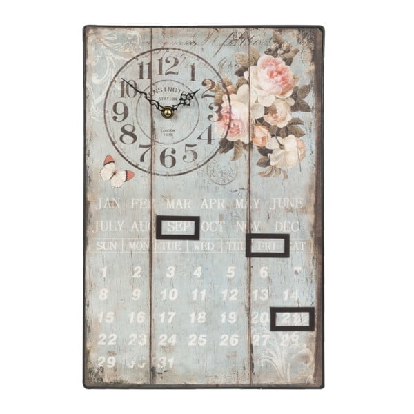 Ceas de perete cu calendar Clayre & Eef Charrier