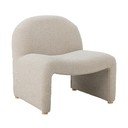 Fotoliu crem cu tapițerie din țesătură bouclé Neel – Bloomingville