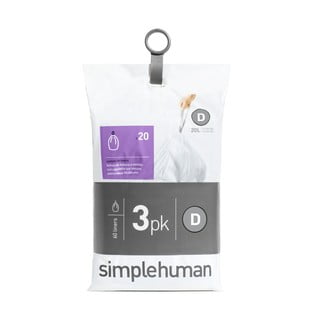 Saci de gunoi 60 buc 20 l D - simplehuman