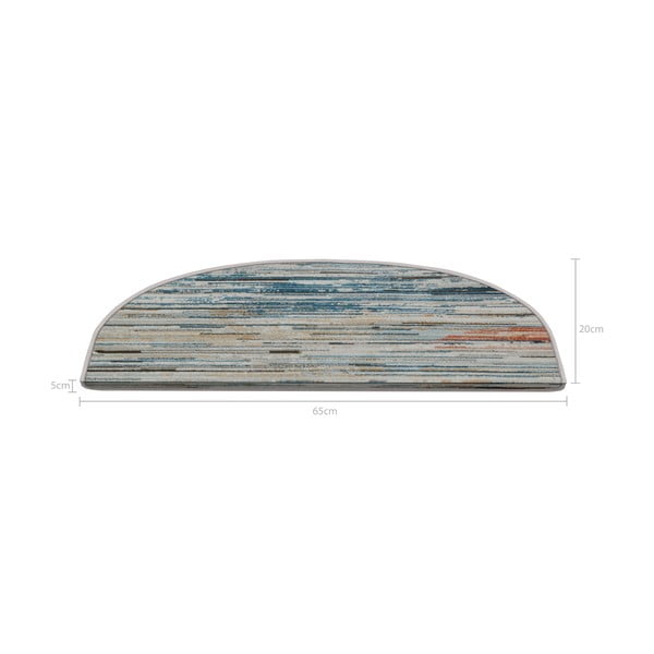 Covorașe pentru scări 16 buc. 20x65 cm Plain Sky – Vitaus-image-2