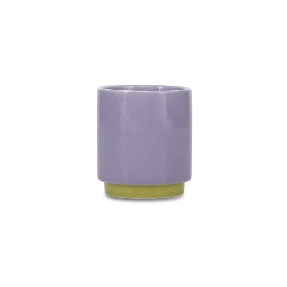 Ceașcă verde/mov din gresie ceramică 130 ml Duo – ONA