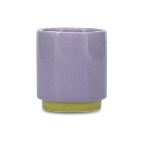 Ceașcă verde/mov din gresie ceramică 130 ml Duo – ONA
