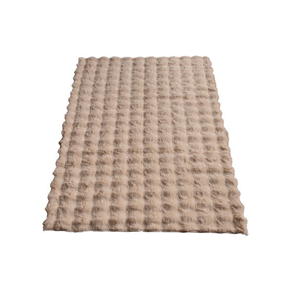 Covor bej lavabil 80x150 cm Puffy Bubble – Oyo Concept