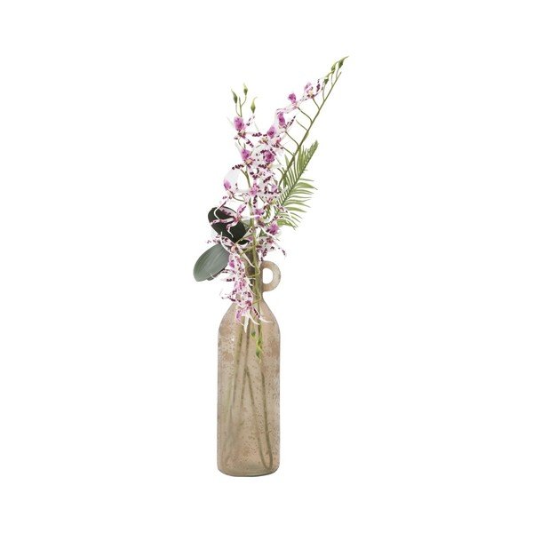 Vază din sticlă reciclată Mauro Ferretti Roma, ⌀ 13 cm, bej-image-1