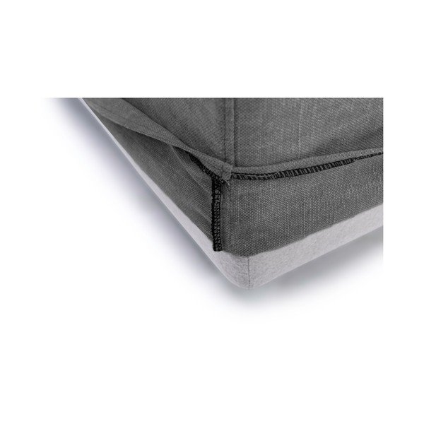 Canapea cu 3 locuri cu șezlong pe partea stângă Scandic Portland, gri închis-image-3