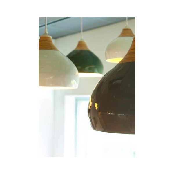 Lustră Leitmotiv Glazed, ⌀ 38 cm, negru-image-1