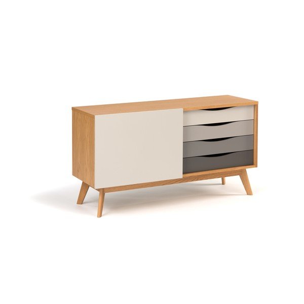 Comoda cu sertare gri Woodman Avon-image-3