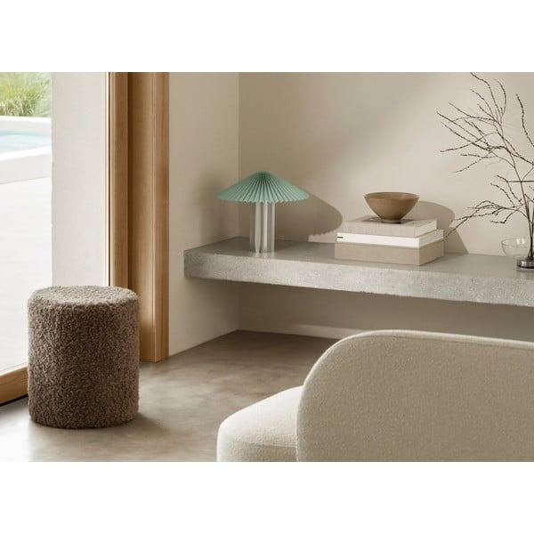 Veioză galbenă-argintie cu intensitate reglabilă cu abajur textil (înălțime 36 cm) Taite – Blomus-image-4