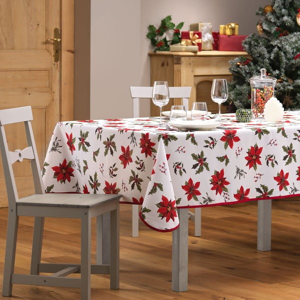 Față de masă 150x240 cm  cu model de Crăciun Amaryllis – douceur d'intérieur-image-3