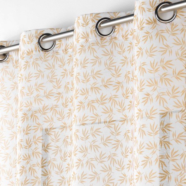 Perdea galbenă/albă 140x240 cm Maddy – douceur d'intérieur-image-1