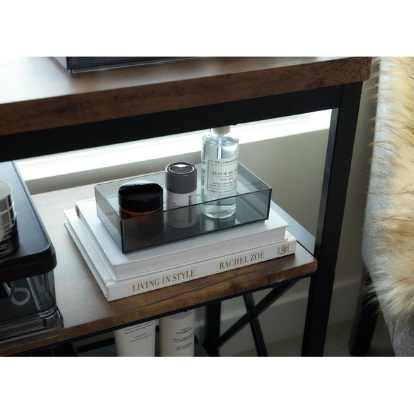 Organizator de baie negru mat pentru cosmetice din plastic reciclat – iDesign-image-3