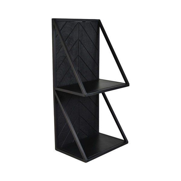 Raft negru etajat din lemn de mango Verona - HSM collection-image-2