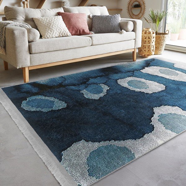Covor albastru 80x150 cm – Mila Home-image-1