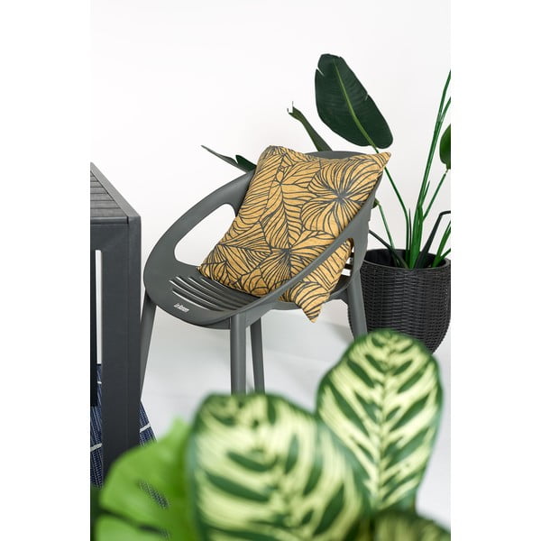 Set mobilier de grădină cu 6 scaune Le Bonom Joanna Thor, gri-image-3