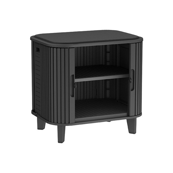 Cutie de depozitare pentru grădină gri din plastic Velo – Keter-image-3