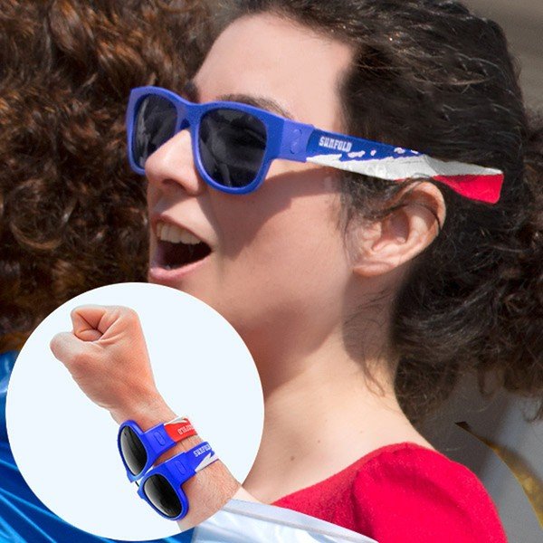 Ochelari de soare pliabili InnovaGoods Sunfold Mondial France, albastru-image-1