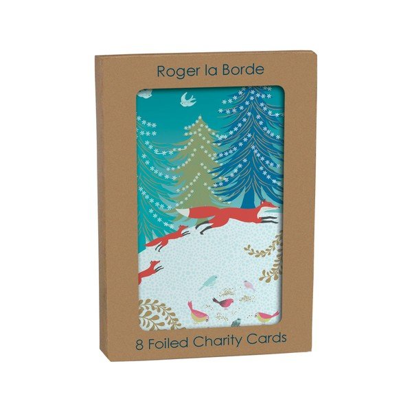 Felicitări 8 buc.  cu model de Crăciun Christmas  – Roger la Borde-image-2