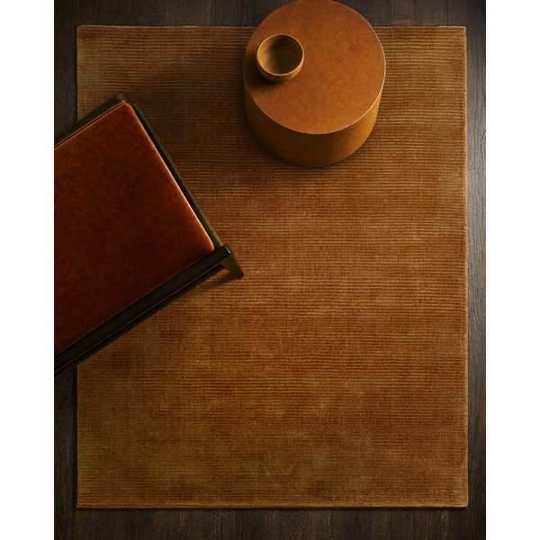 Covor portocaliu țesut manual 160x230 cm – Asiatic Carpets-image-1