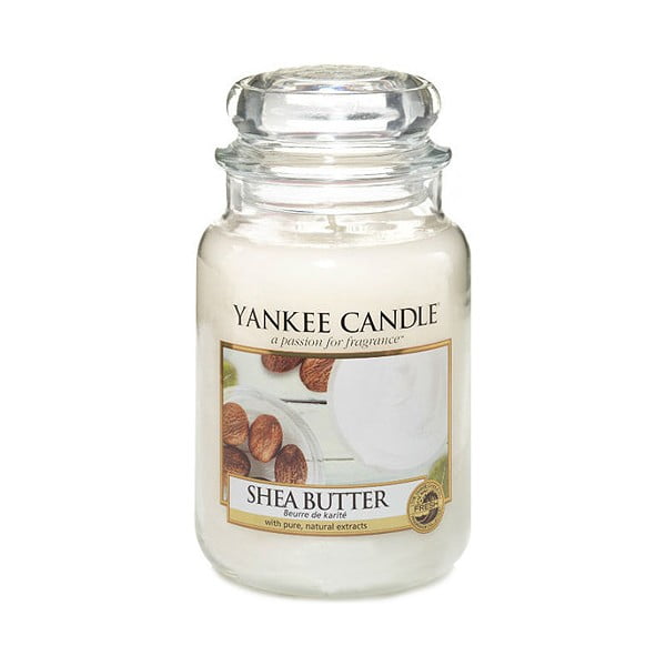 Lumânare parfumată Yankee Candle Unt de Shea, timp de ardere 110 h