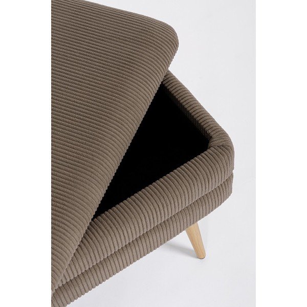 Bancă taupe capitonată Olga – Bizzotto-image-1