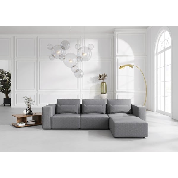 Modul pentru canapea gri (cu colț variabil) Riposo Ottimo – Sit Sit-image-1