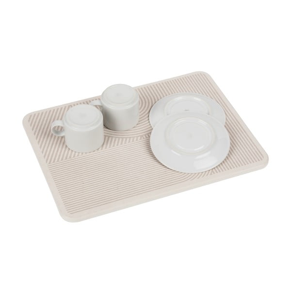 Scurgător de vase bej din diatomit 40x30 cm Damon – Wenko
