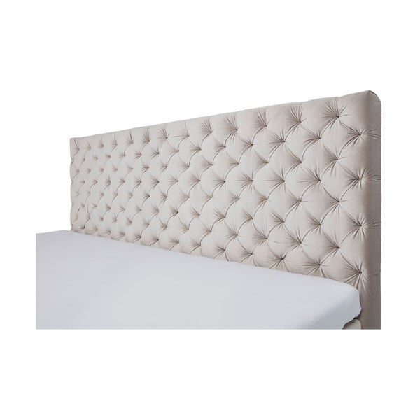 Pat boxspring alb/crem 200x200 cm La Maison – Meise Möbel-image-1