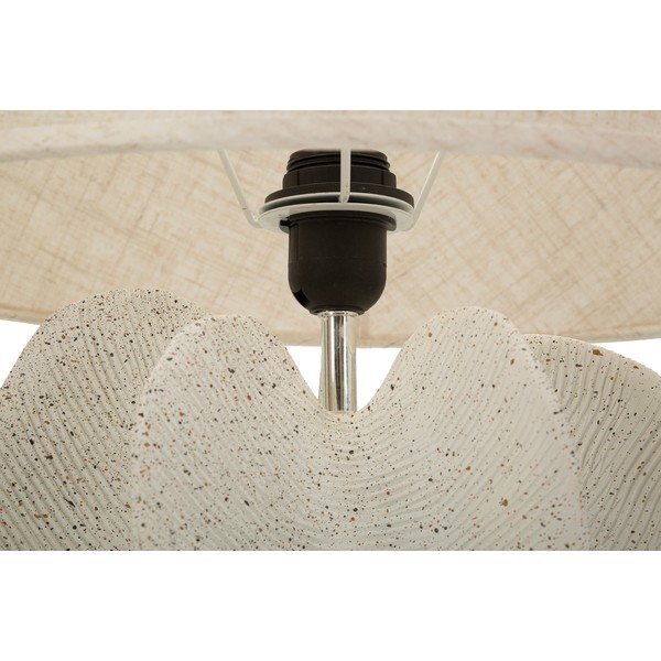 Veioză crem cu abajur textil (înălțime 63 cm) Ester – Mauro Ferretti-image-2