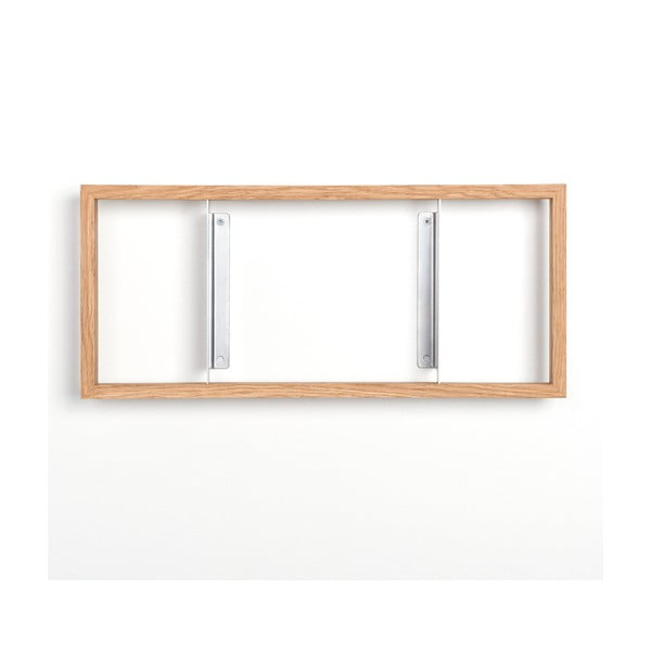 Raft de cărți din lemn de stejar das kleine b b2, înălțime 22 cm-image-2