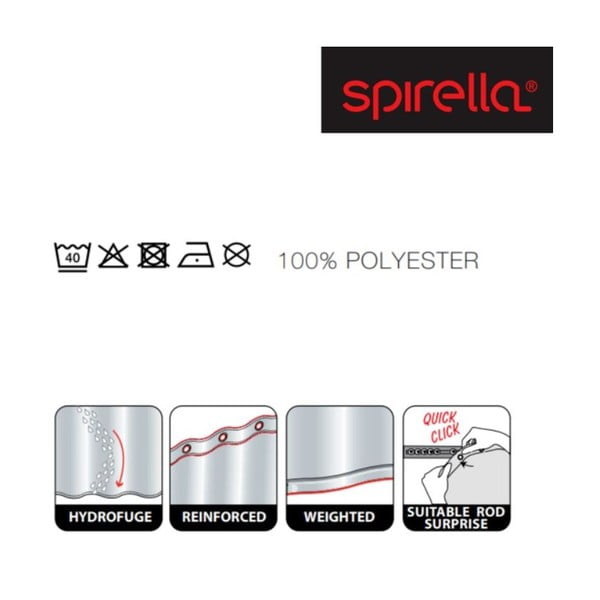 Perdea de duș 120x200 cm Kos – Spirella-image-3