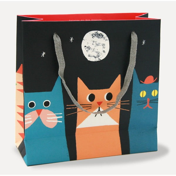 Pungă de cadou U Studio Design Cats, 21,6 x 21,6 cm