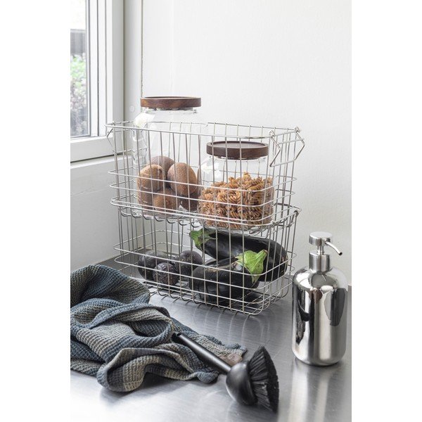 Coș de depozitare din sârmă din metal 31x16,5x16 cm Store It – Mette Ditmer Denmark-image-2