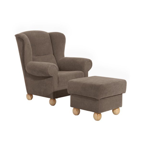 Taburet Max Winzer Monarch Velor, maro-image-1