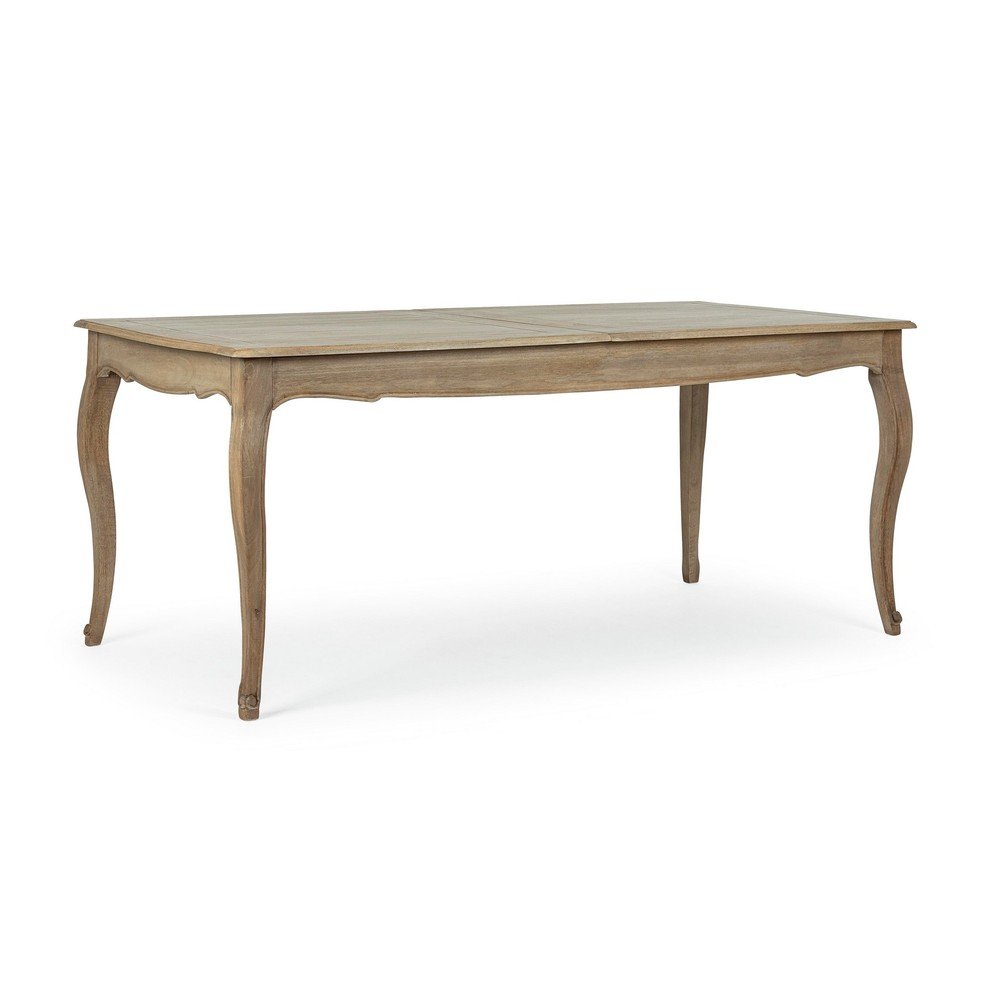 Masa de dining extensibila din lemn de mango cu blat suplimentar 90x180 cm Domitille – Bizzotto