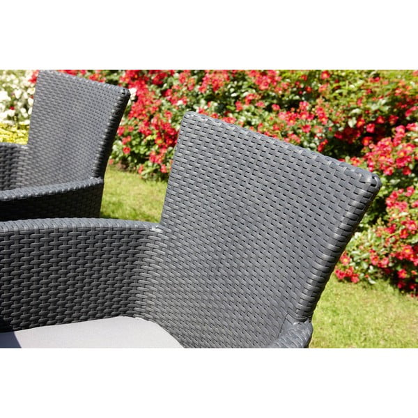 Fotoliu de grădină gri închis din plastic Lowa – Keter-image-4