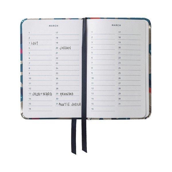 Carnețel adrese și zile de naștere Busy B Notebook Floral-image-3