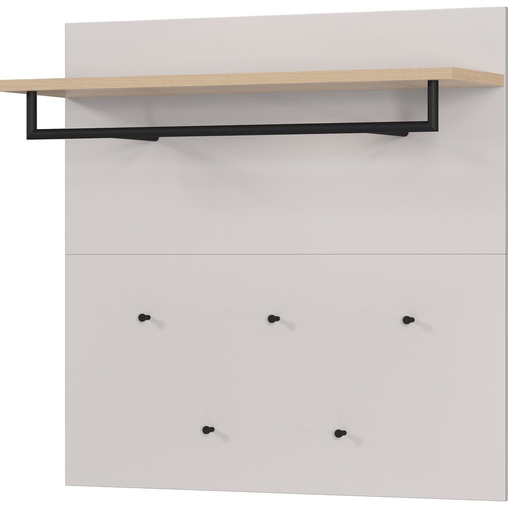 Set pentru hol grej/în culoare naturală deschisă 96x95x30 cm Cormano – Germania