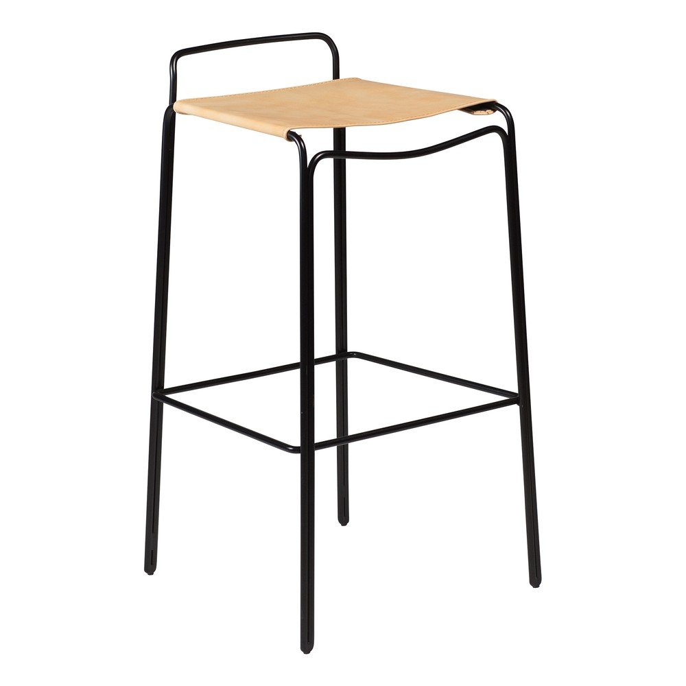 Scaun de bar maro (înălțime șezut 77 cm) Paz – DAN-FORM Denmark